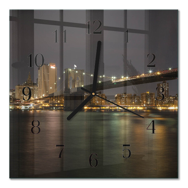 Square kitchen clock Horizon