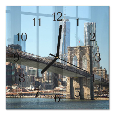 Square kitchen clock Horizon