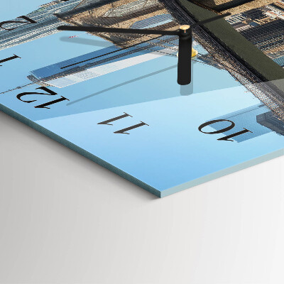 Square kitchen clock Horizon