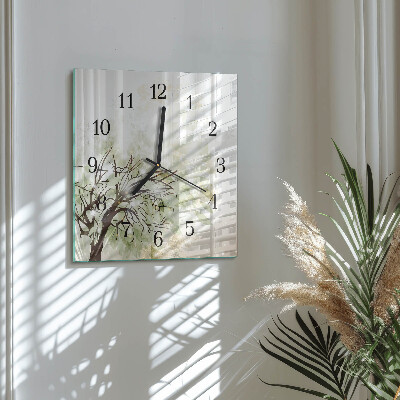 Square kitchen clock Tree