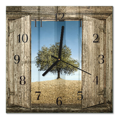 Square kitchen clock Tree