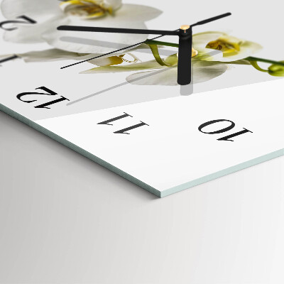 Square kitchen clock Orchid