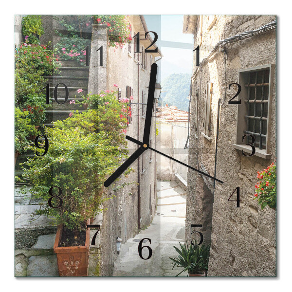 Square wall clock Greece