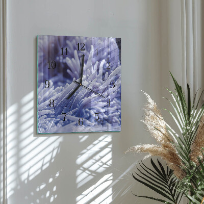 Square kitchen clock Anemone