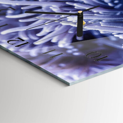 Square kitchen clock Anemone