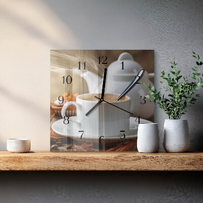 Square kitchen clock Mug