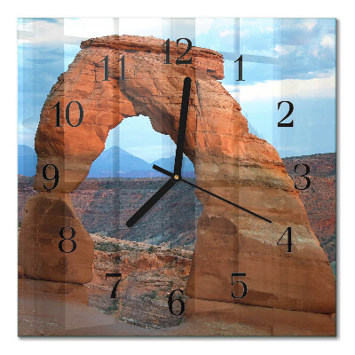 Square kitchen clock Grand Canyon