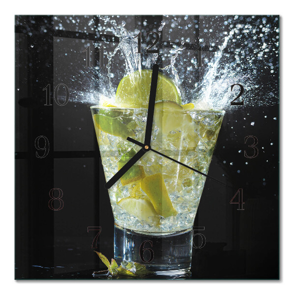 Square kitchen clock Cocktail