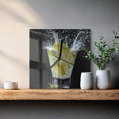 Square kitchen clock Cocktail