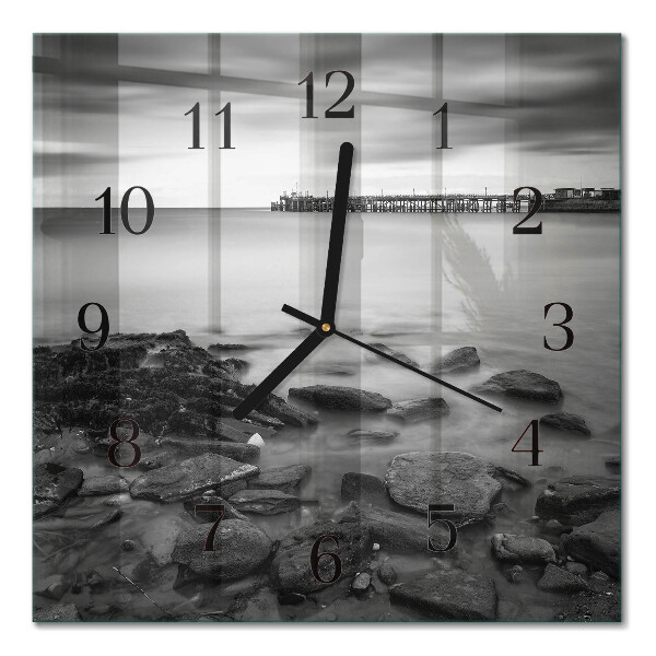 Square wall clock Riverbank