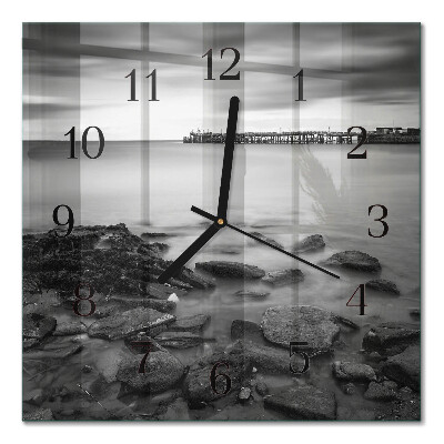 Square wall clock Riverbank