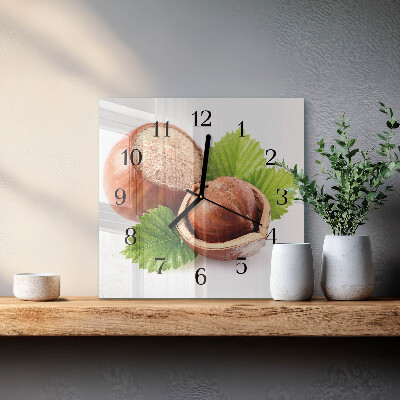 Square wall clock Stones in the sand