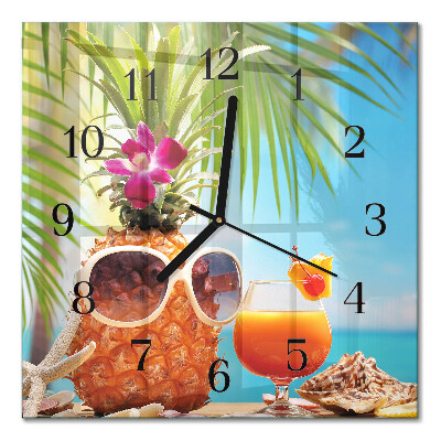 Square wall clock Holidays