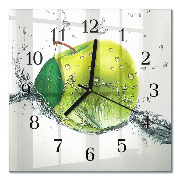 Square wall clock Apple