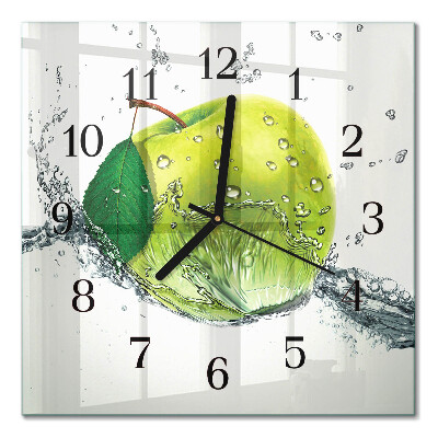 Square wall clock Apple