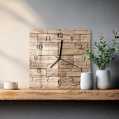 Square kitchen clock Clinker