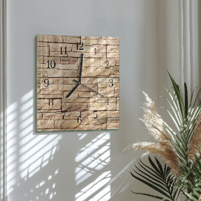 Square kitchen clock Clinker