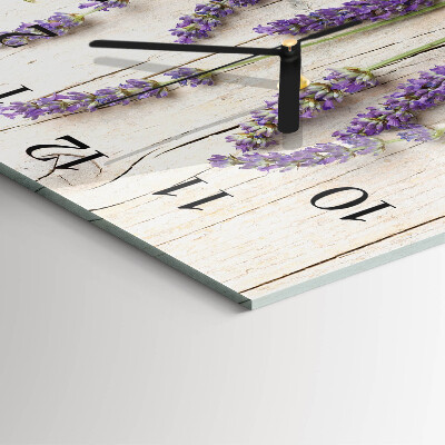 Square kitchen clock Lavender