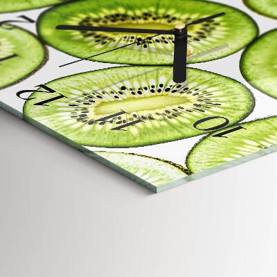 Square kitchen clock Kiwi