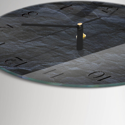 Round glass clock Background
