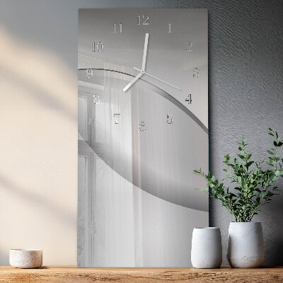 Glass clock vertical Pattern