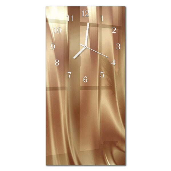 Glass clock vertical Velvet