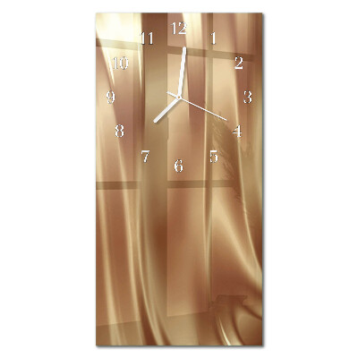 Glass clock vertical Velvet