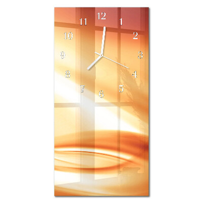 Vertical rectangular wall clock Abstraction
