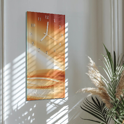 Vertical rectangular wall clock Abstraction