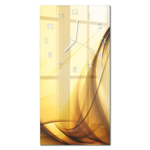 Modern vertical wall clock Abstraction