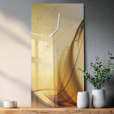 Modern vertical wall clock Abstraction
