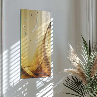Modern vertical wall clock Abstraction