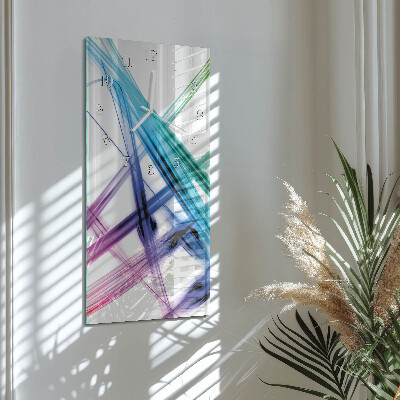 Modern vertical wall clock Abstraction