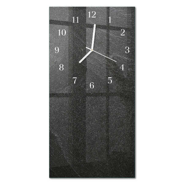 Modern vertical wall clock Marble