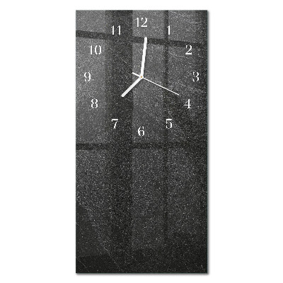 Modern vertical wall clock Marble