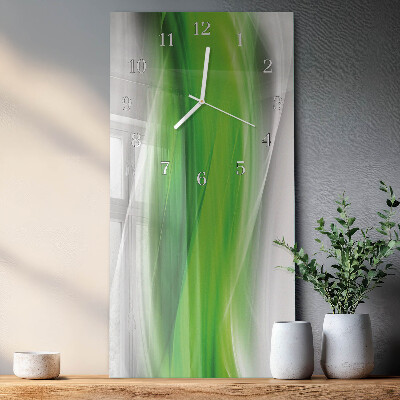 Glass clock vertical Abstraction