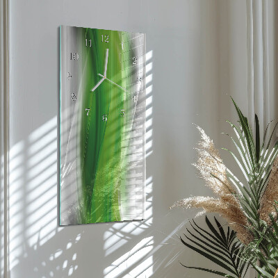 Glass clock vertical Abstraction