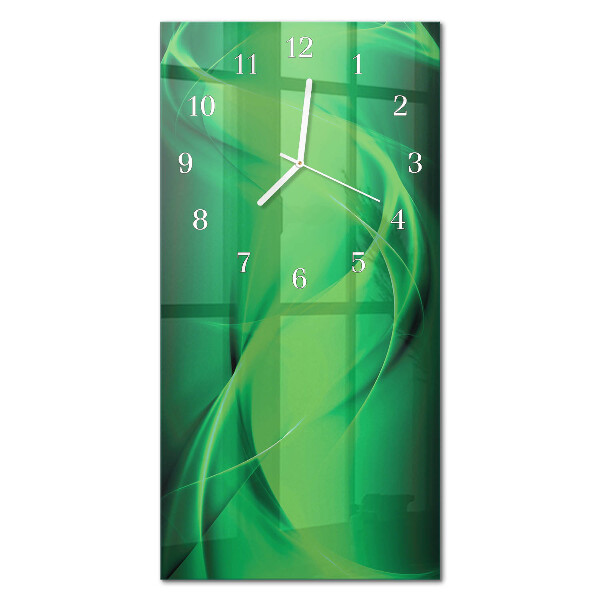Vertical rectangular wall clock Abstraction