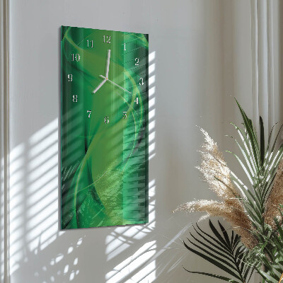 Vertical rectangular wall clock Abstraction