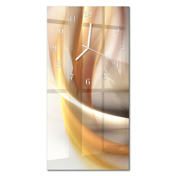 Modern vertical wall clock Abstraction