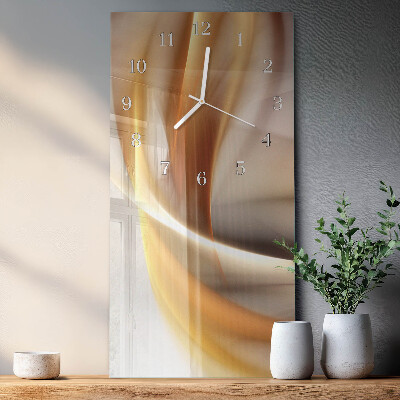 Modern vertical wall clock Abstraction
