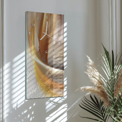 Modern vertical wall clock Abstraction