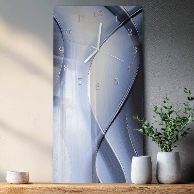 Modern vertical wall clock Abstraction
