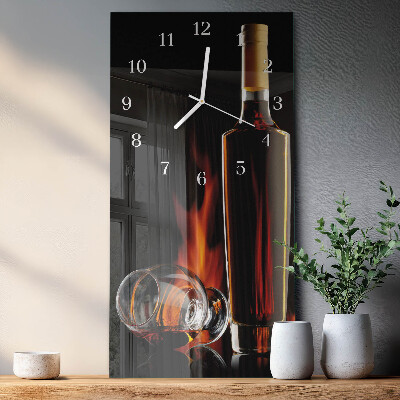 Vertical wall clock Alcohol