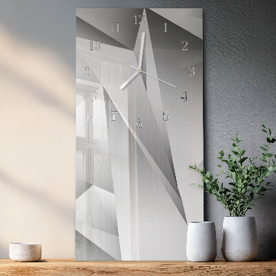 Vertical rectangular wall clock Pattern