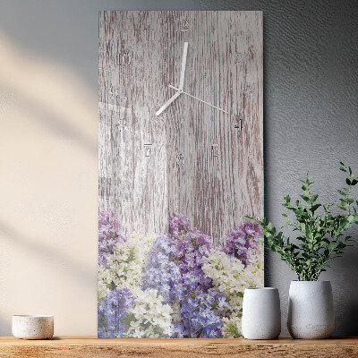 Vertical wall clock Without