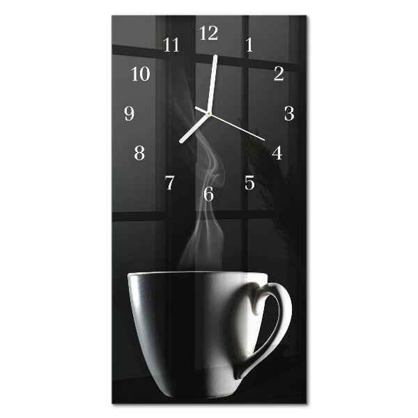 Glass wall clock vertical Mug