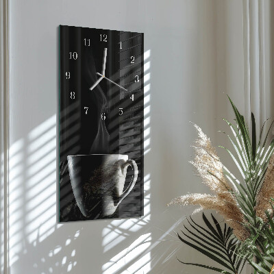 Glass wall clock vertical Mug