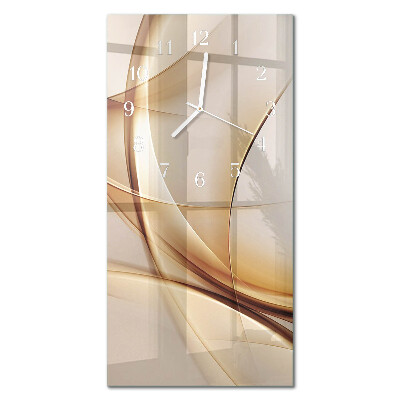 Vertical rectangular wall clock Abstraction