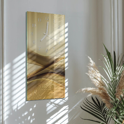 Vertical rectangular wall clock Abstraction